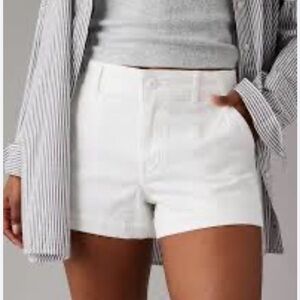American Eagle Outfitters White High Waist Women's Shorts